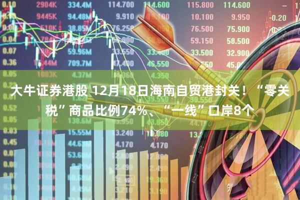 大牛证券港股 12月18日海南自贸港封关！“零关税”商品比例74%、“一线”口岸8个