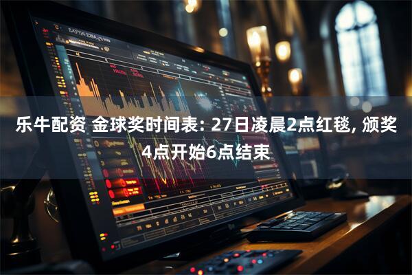 乐牛配资 金球奖时间表: 27日凌晨2点红毯, 颁奖4点开始6点结束